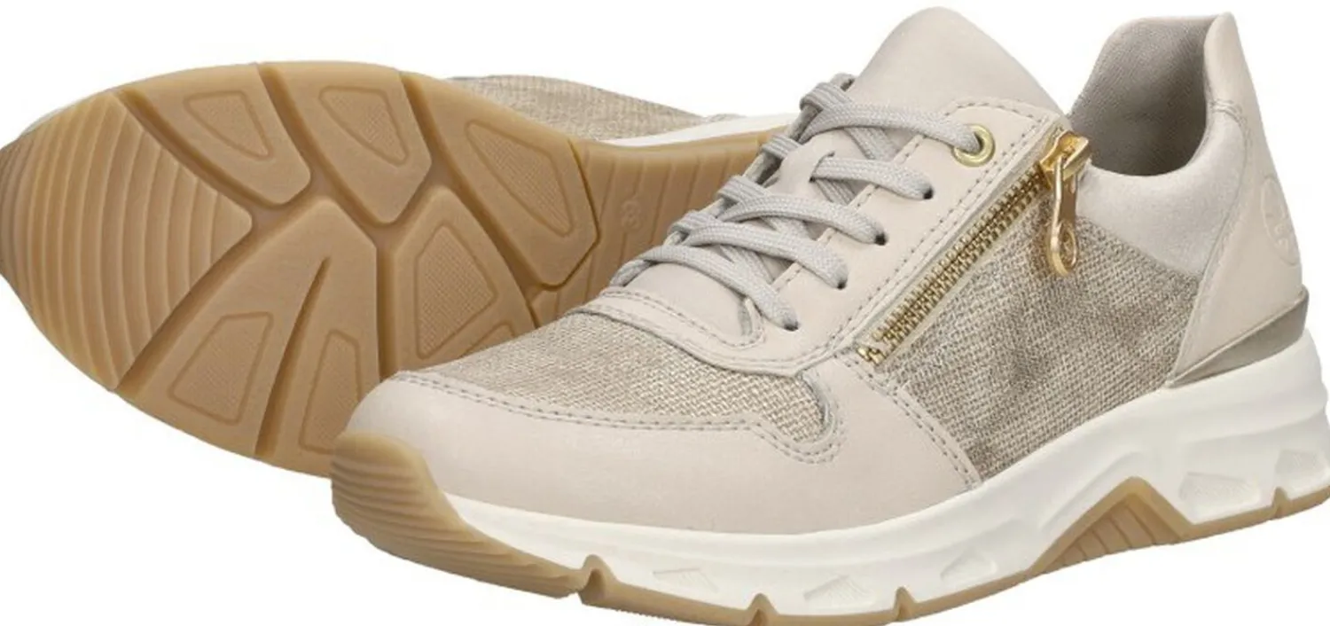 Rieker Veterschoenen Laag Beige Fashion
