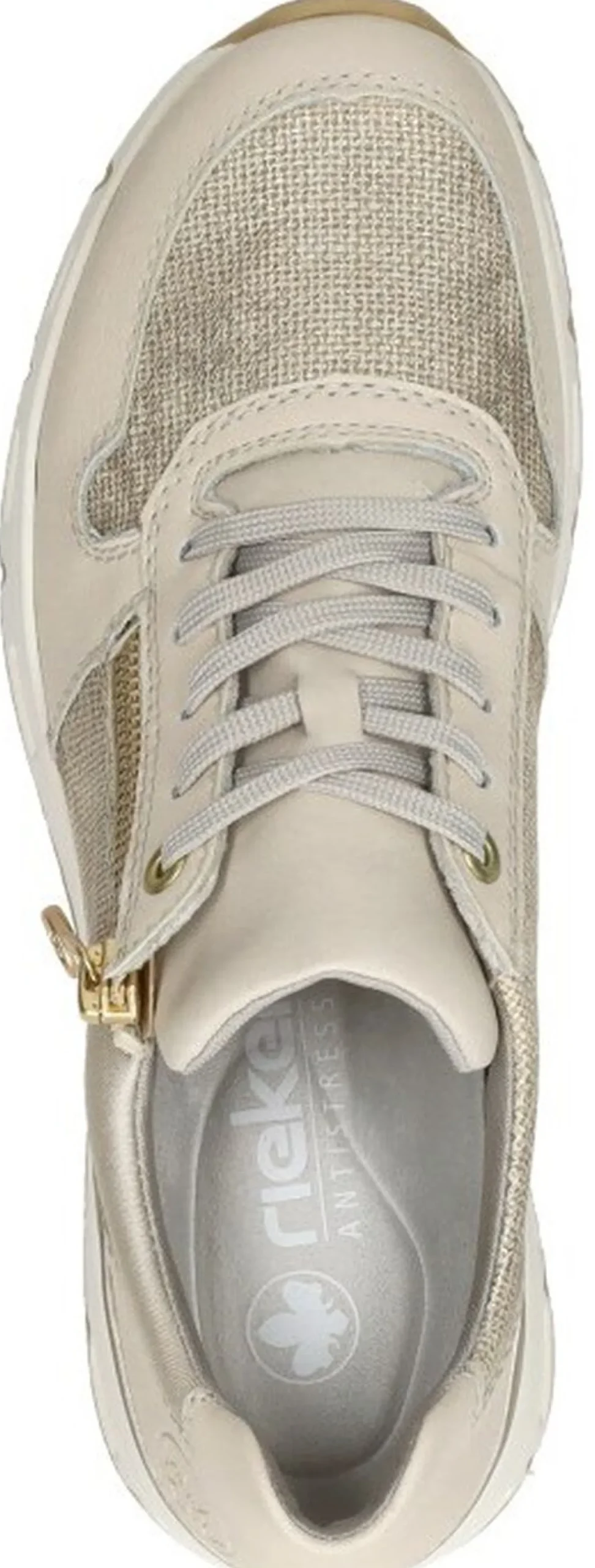 Rieker Veterschoenen Laag Beige Fashion