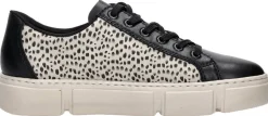 Rieker Veterschoenen Laag Zwart Fashion
