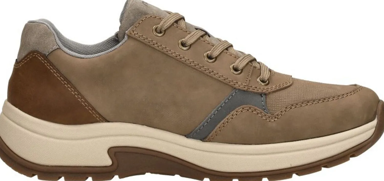 Rieker Veterschoenen Laag Taupe Outlet
