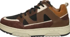 Keq Veterschoenen Laag Donkerbruin Best