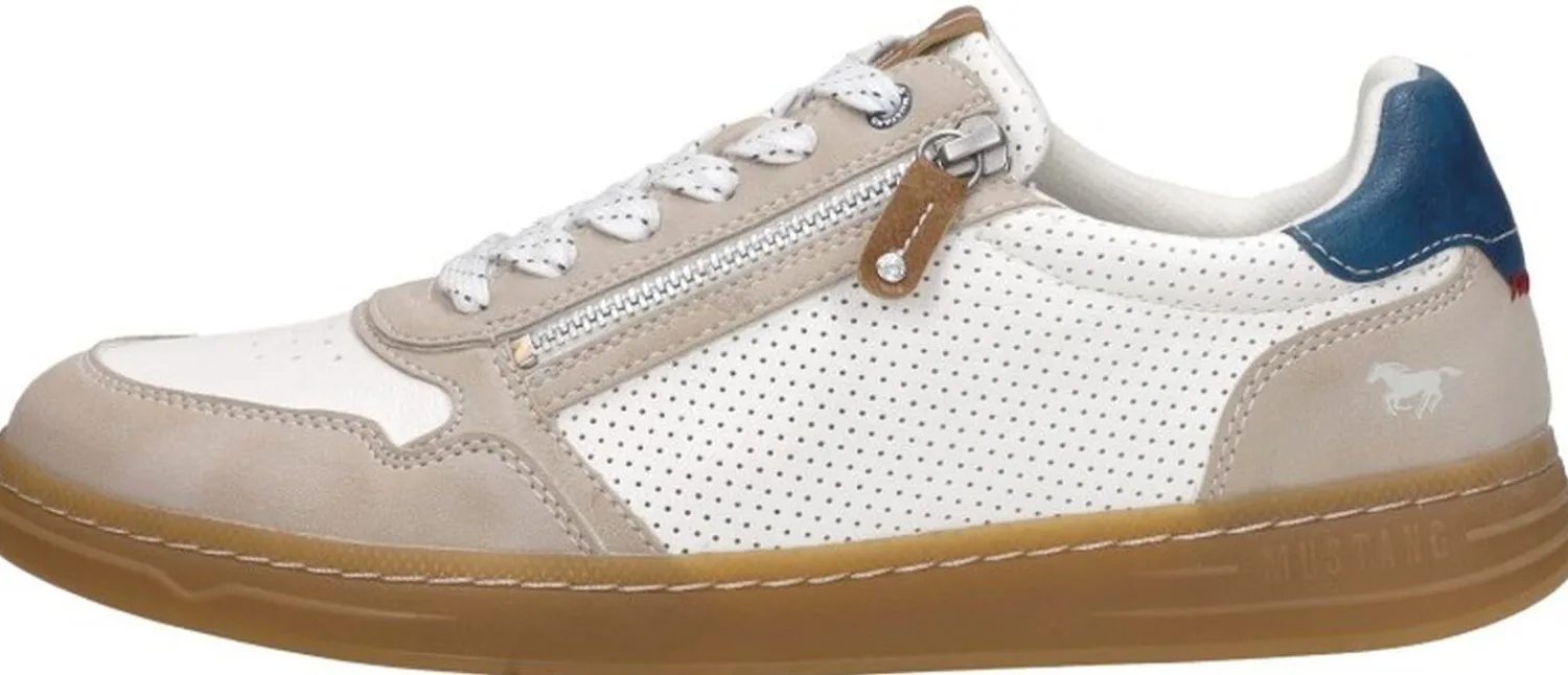 Mustang Veterschoenen Laag Beige Fashion