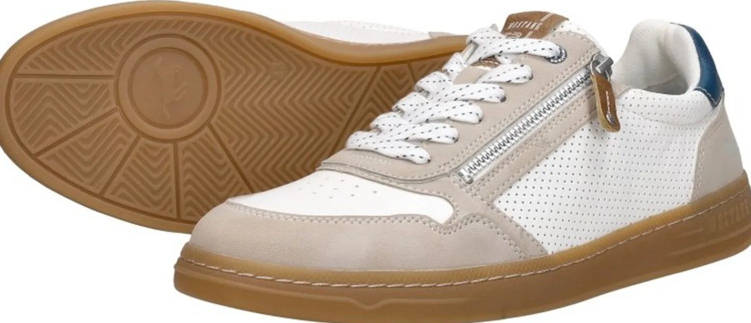 Mustang Veterschoenen Laag Beige Fashion