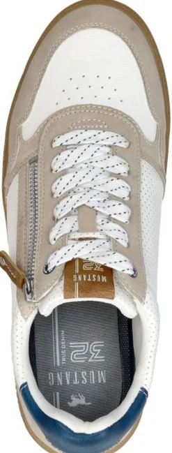 Mustang Veterschoenen Laag Beige Fashion