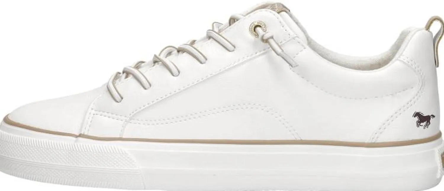 Mustang Veterschoenen Laag Wit Sale