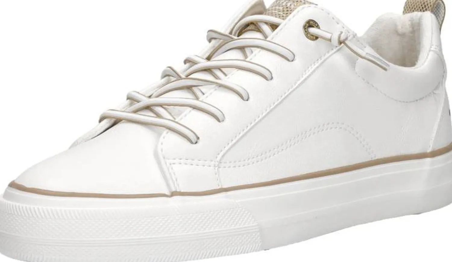 Mustang Veterschoenen Laag Wit Sale