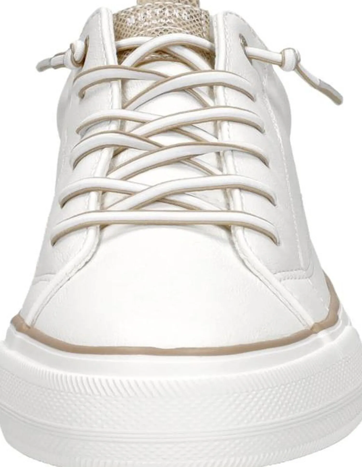 Mustang Veterschoenen Laag Wit Sale