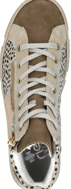 Rieker Veterschoenen Laag Beige Discount