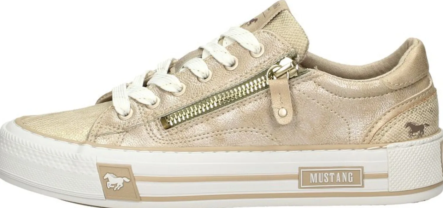 Mustang Veterschoenen Laag Goudkleur Best