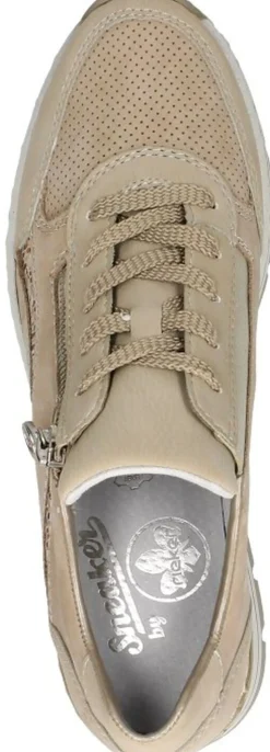 Rieker Veterschoenen Laag Beige Sale