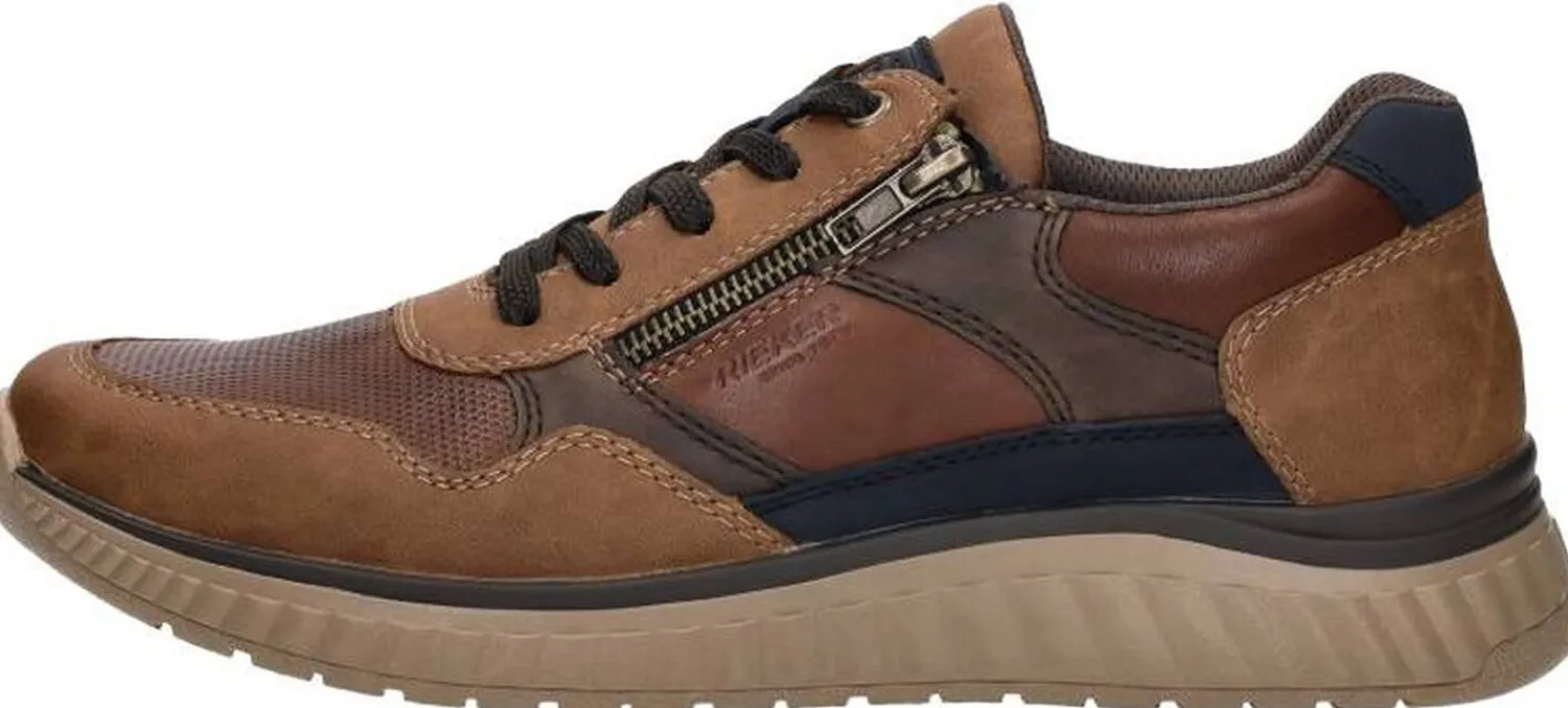 Rieker Veterschoenen Laag Cognac New