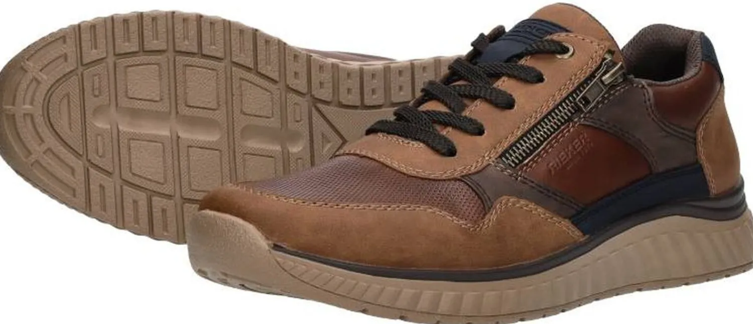 Rieker Veterschoenen Laag Cognac New
