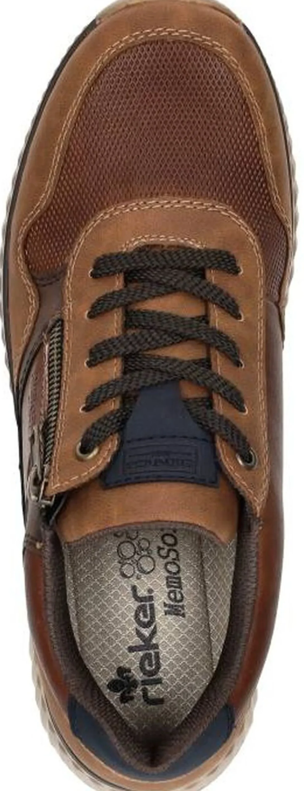 Rieker Veterschoenen Laag Cognac New