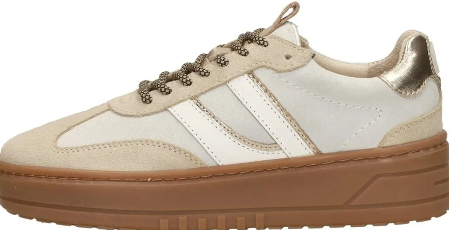 Sub55 Veterschoenen Laag Beige Discount