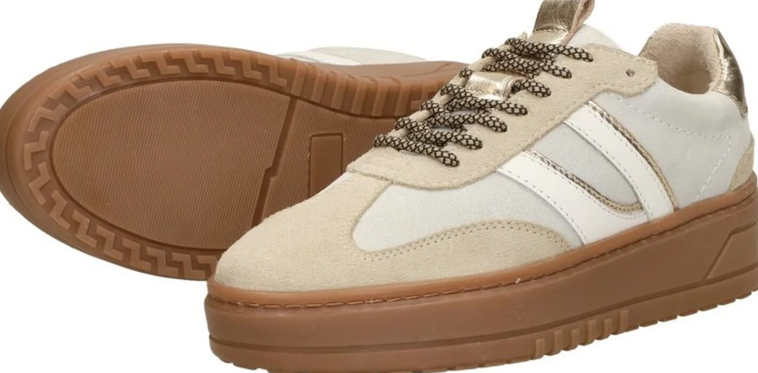 Sub55 Veterschoenen Laag Beige Discount