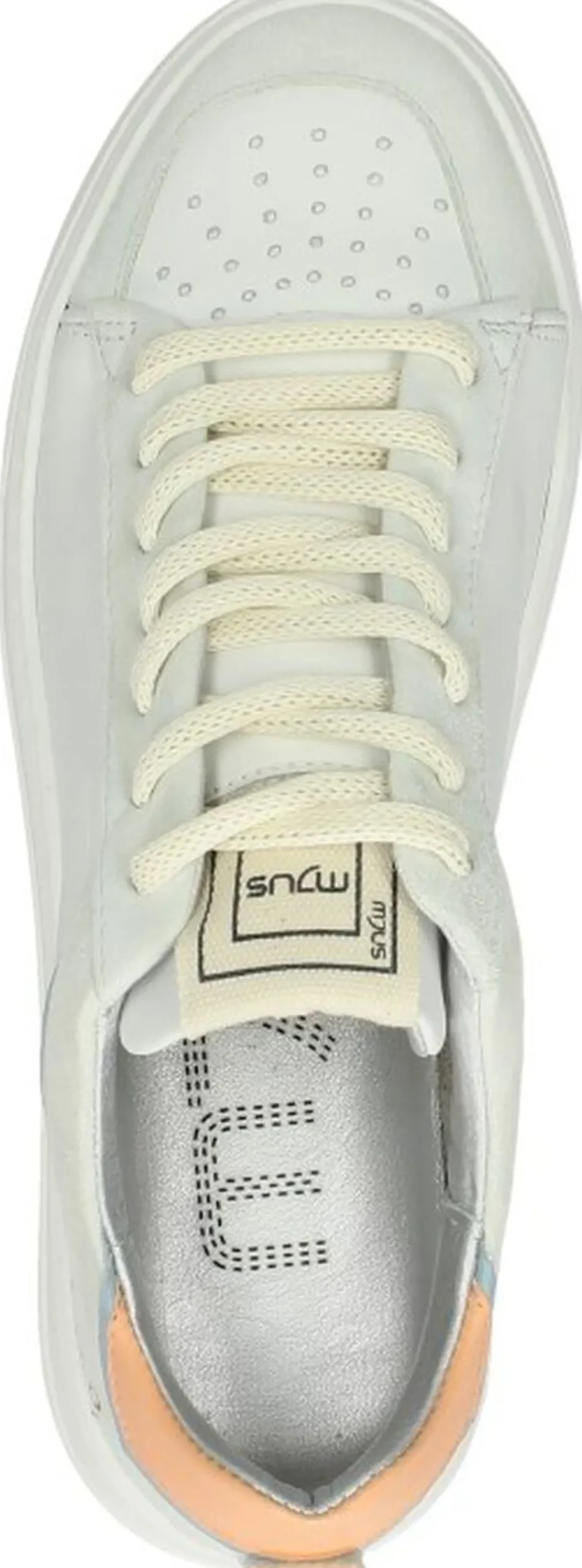 Mjus Veterschoenen Laag Wit New