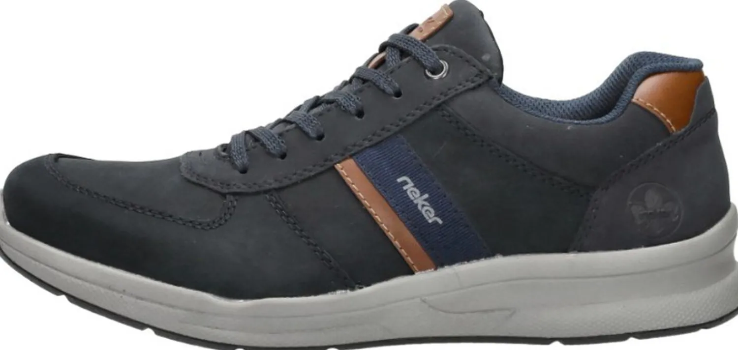 Rieker Veterschoenen Laag Blauw New