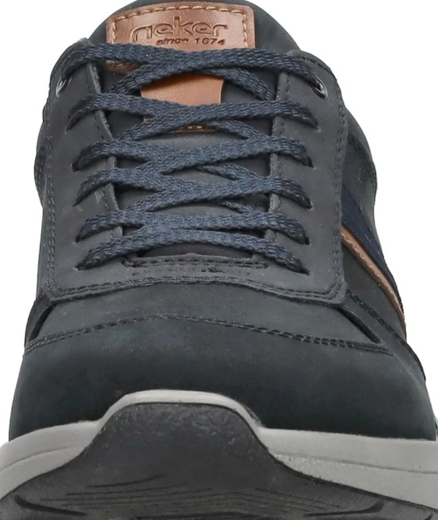 Rieker Veterschoenen Laag Blauw New