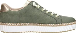 Rieker Veterschoenen Laag Groen New