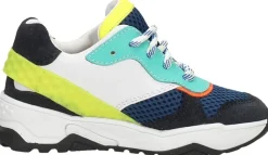 Keq Veterschoenen Laag Blauw Hot