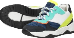 Keq Veterschoenen Laag Blauw Hot