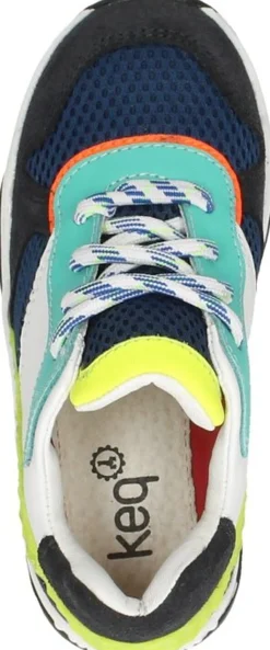 Keq Veterschoenen Laag Blauw Hot