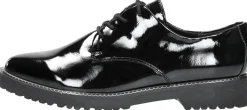 Marco Tozzi Veterschoenen Laag Zwart lak Sale