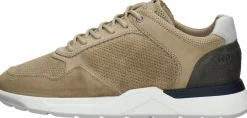Sub55 Veterschoenen Laag Beige Clearance