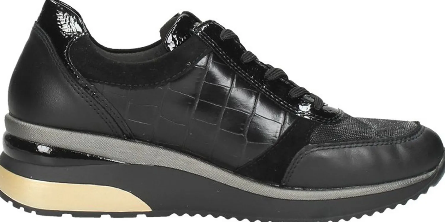 Remonte Veterschoenen Laag Zwart New