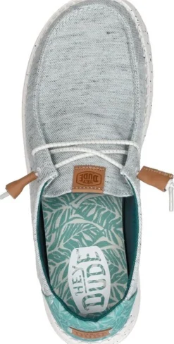 Hey Dude Wendy Heathered Slub Licht blauw Best