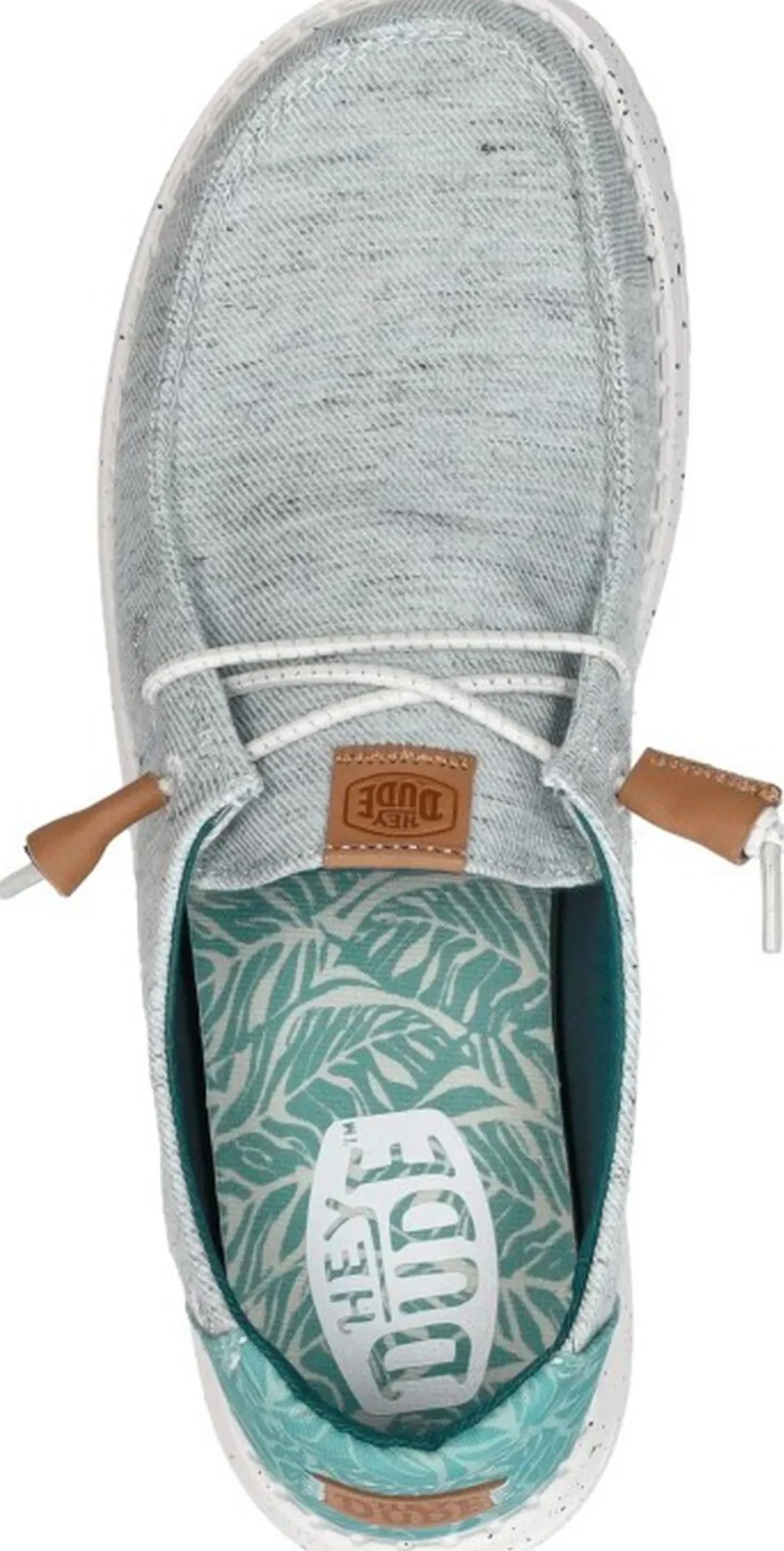 Hey Dude Wendy Heathered Slub Licht blauw Best