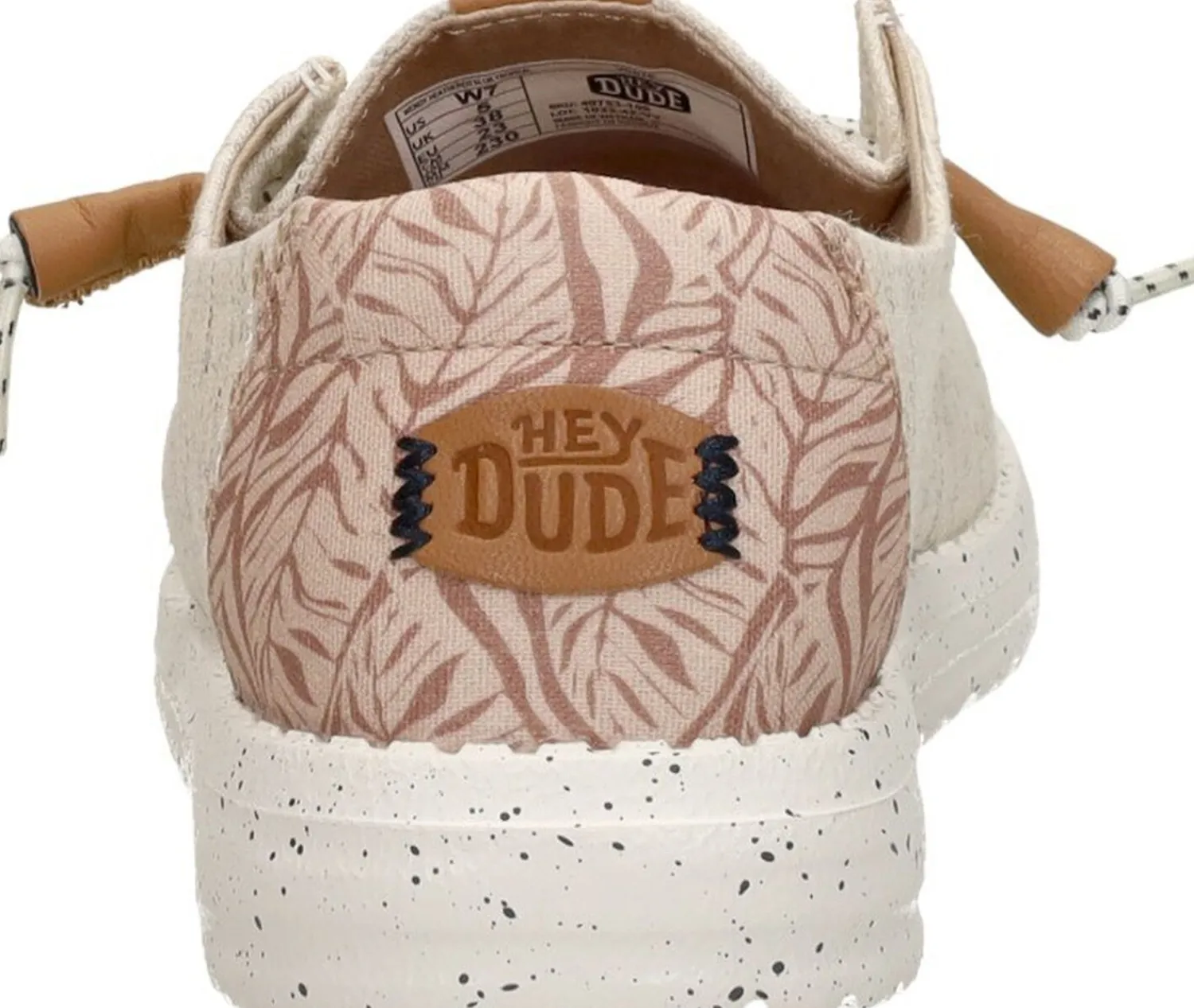 Hey Dude Wendy Heathered Slub Beige New