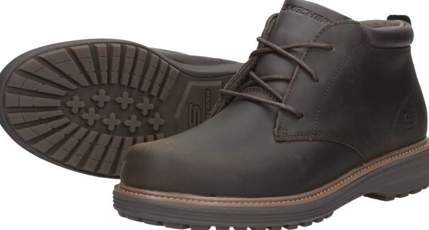 Skechers Wenson - Osteno Donkerbruin Discount