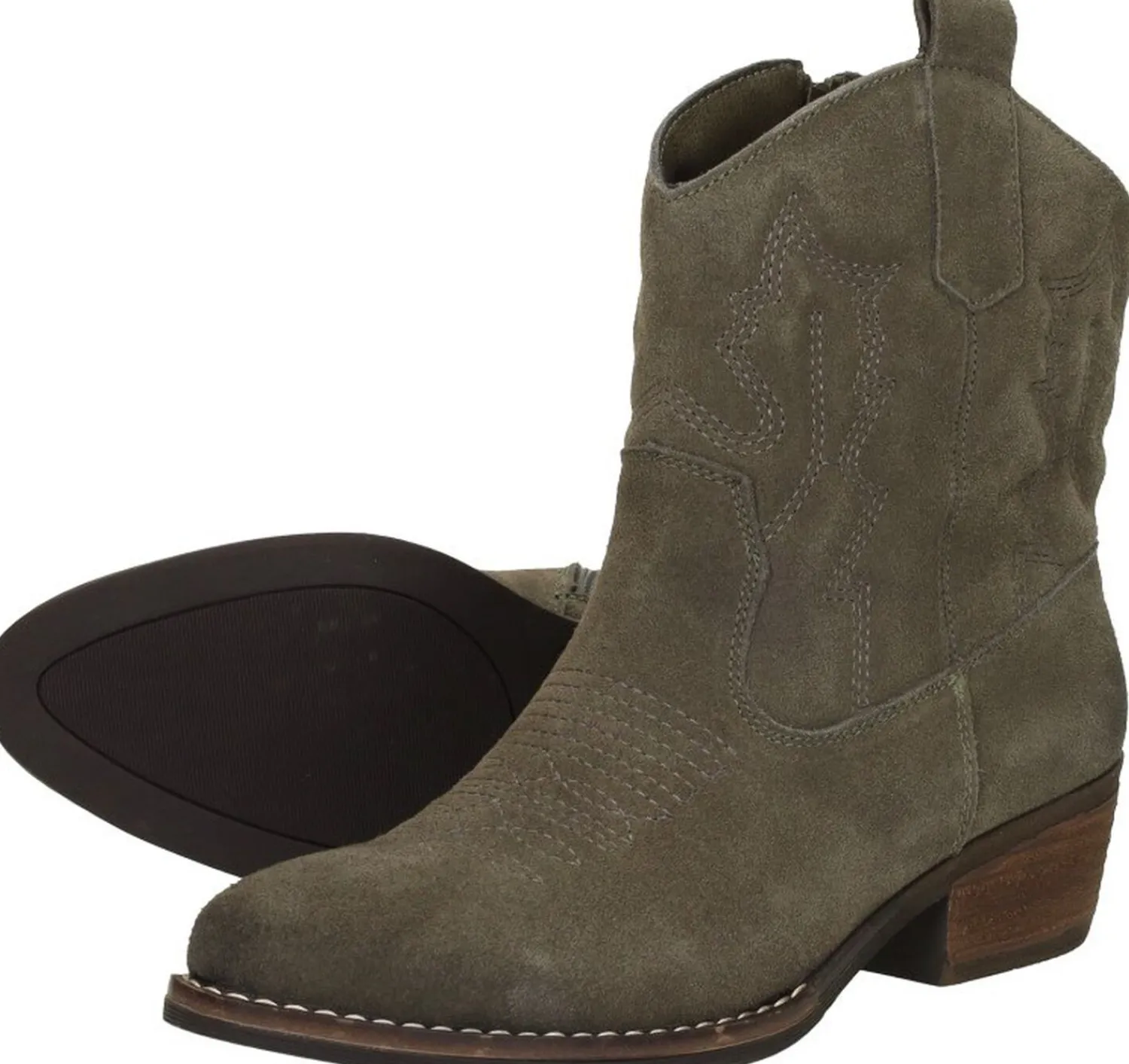 Sub55 Western boots Groen Clearance