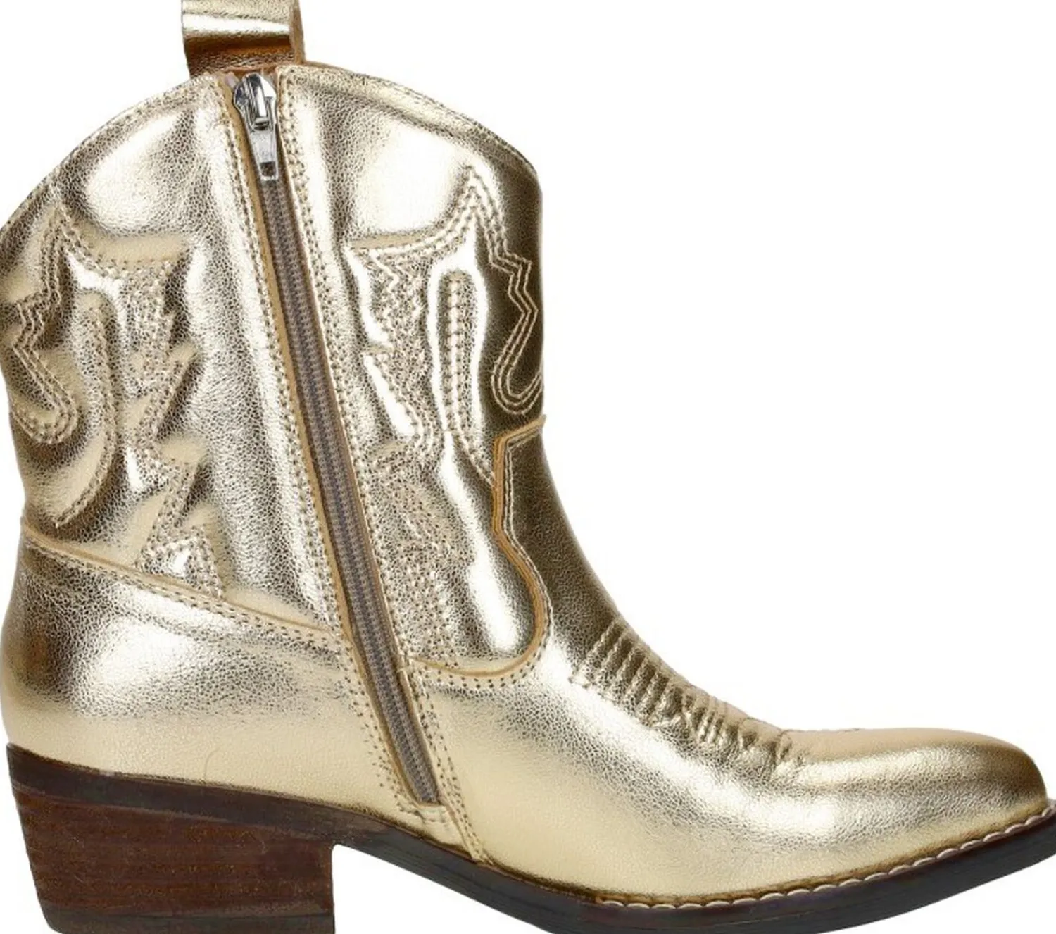 Sub55 Western boots Goudkleur Sale