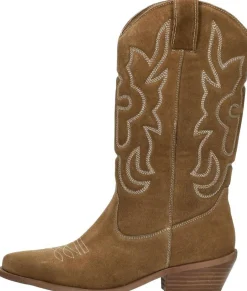 Sub55 Western boots Cognac New