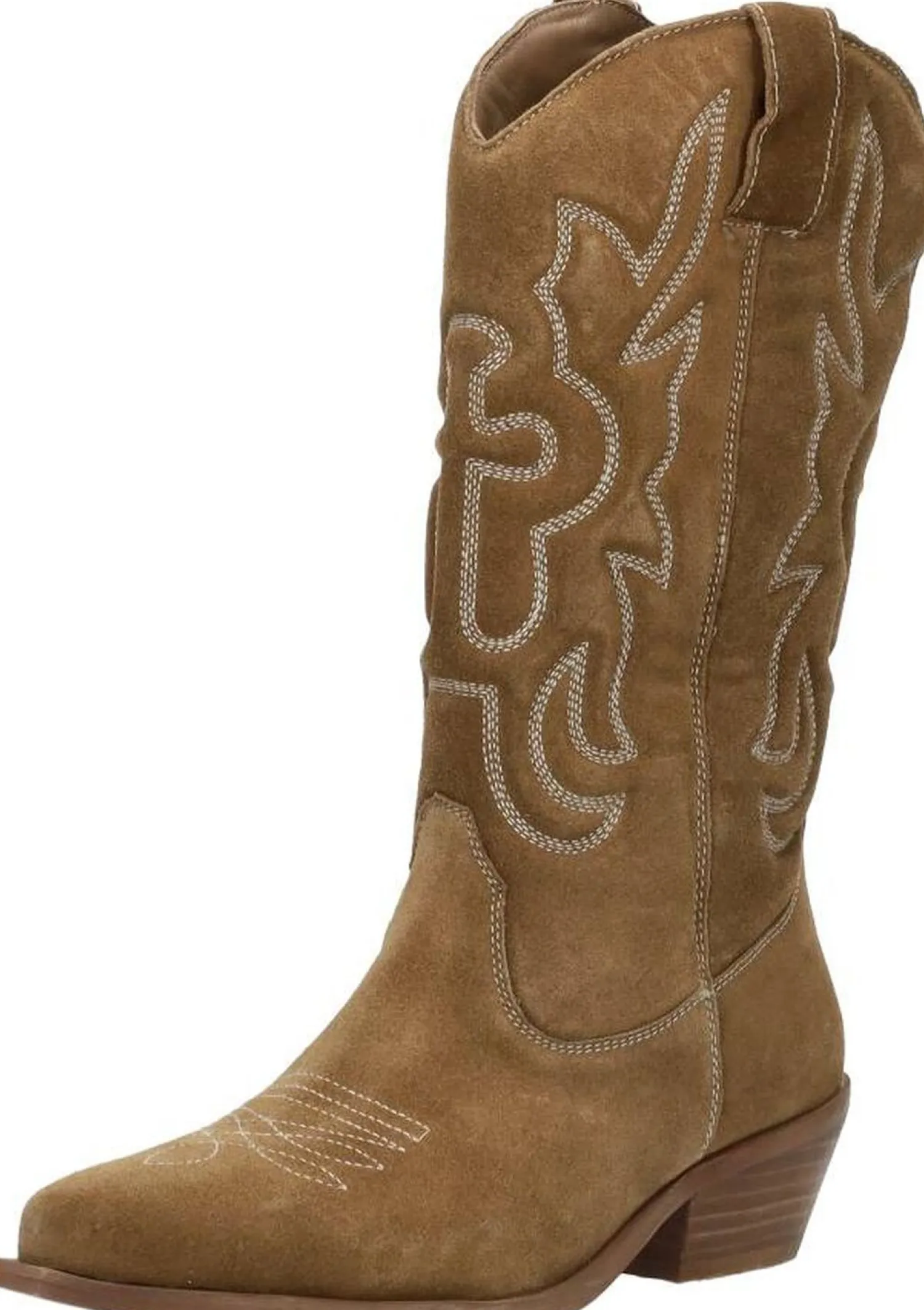 Sub55 Western boots Cognac New