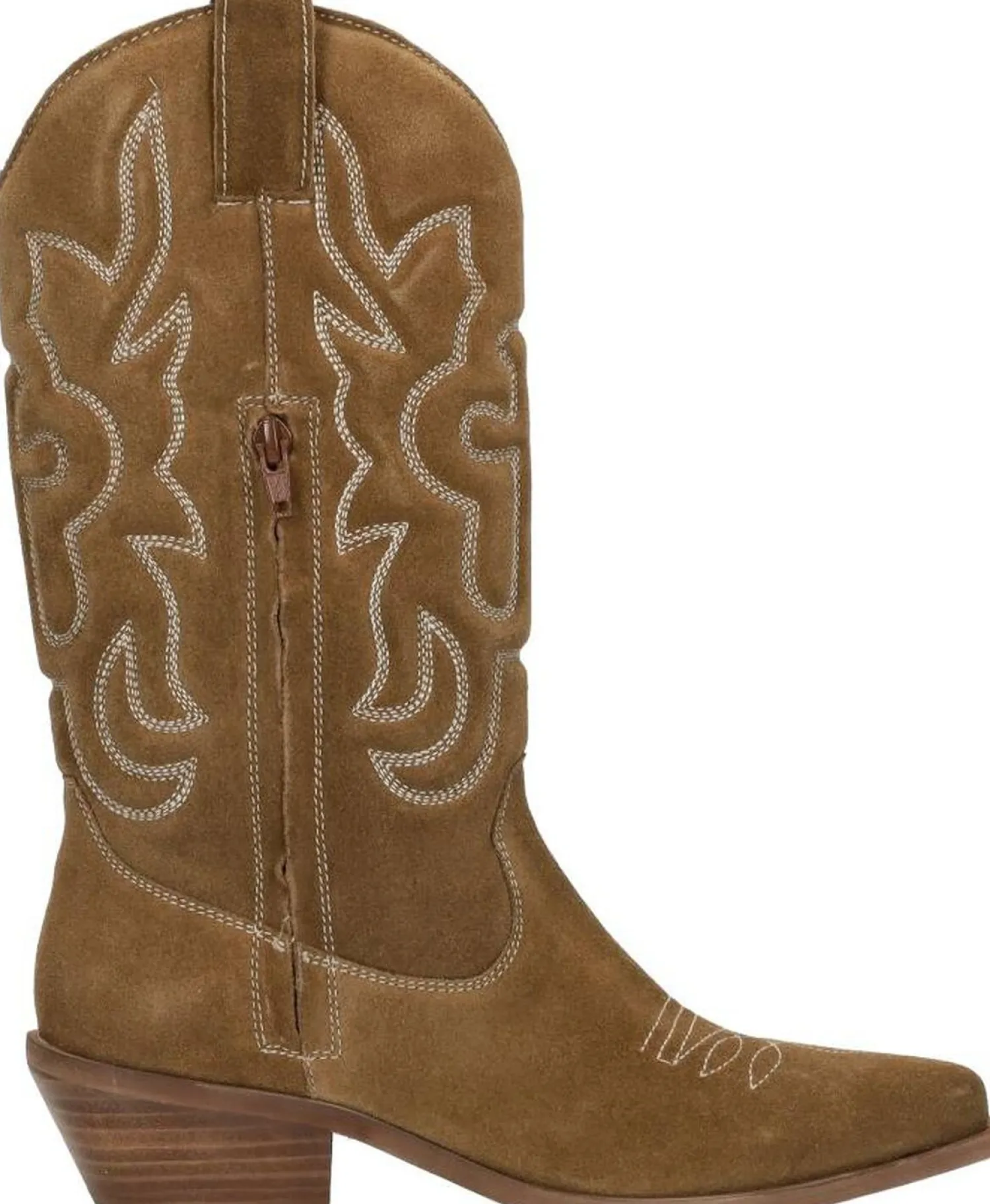 Sub55 Western boots Cognac New