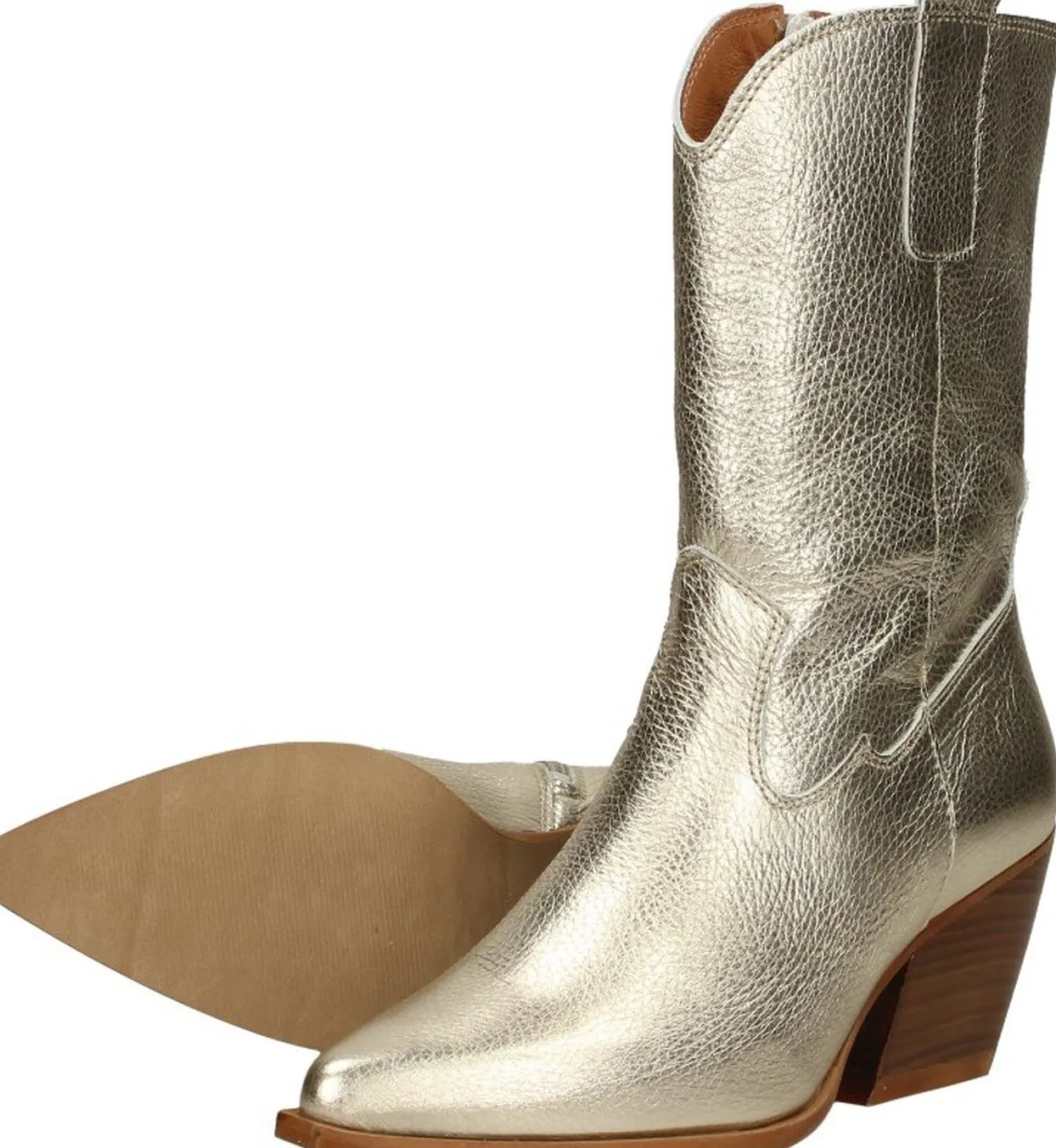 Red Rag Western laarsjes Goudkleur Online