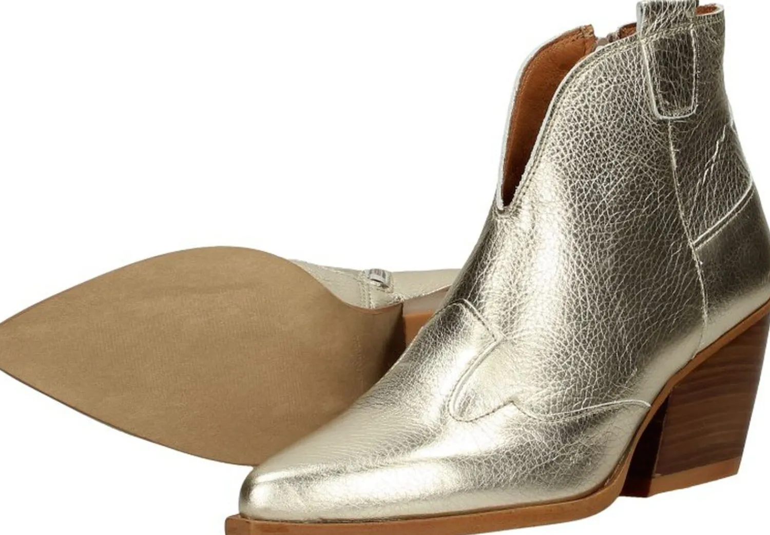 Red Rag Western laarsjes Goudkleur Best