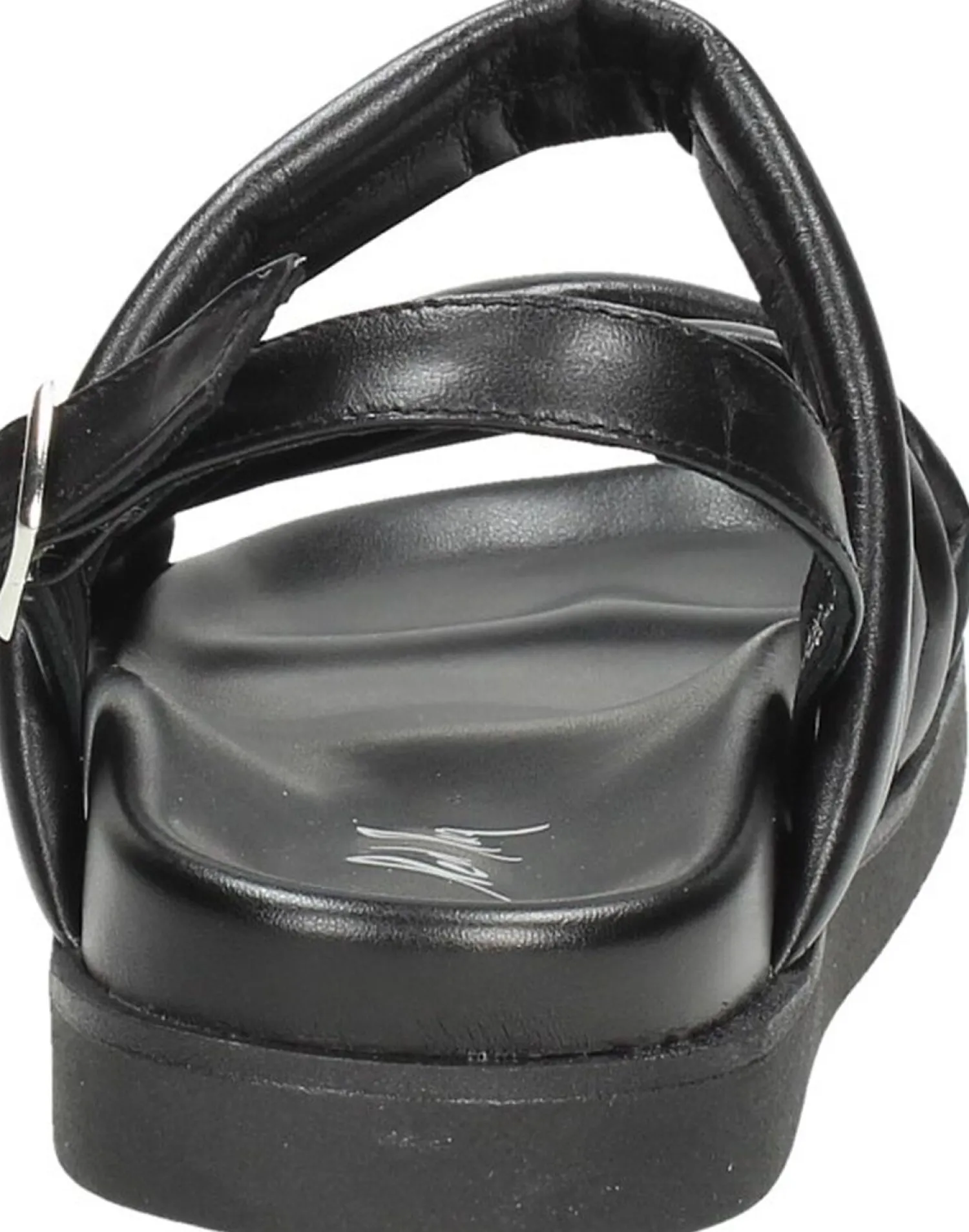 Red Rag Women Flat Sandal Padding Zwart Sale