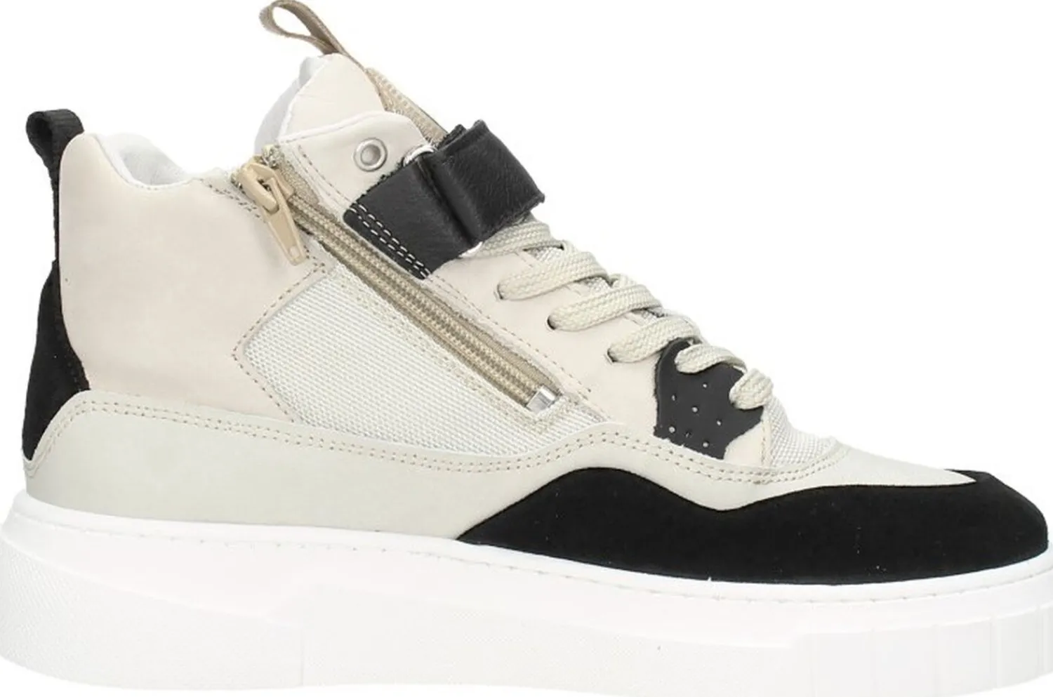 Red Rag Women High Top Sneaker Zwart New
