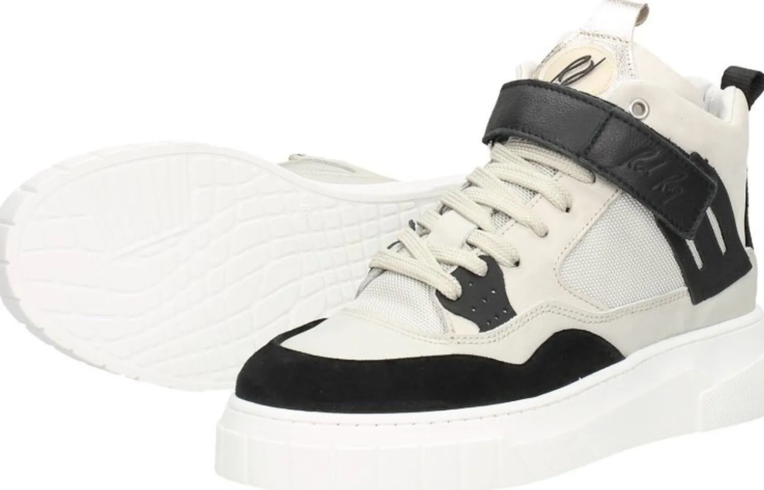 Red Rag Women High Top Sneaker Zwart New
